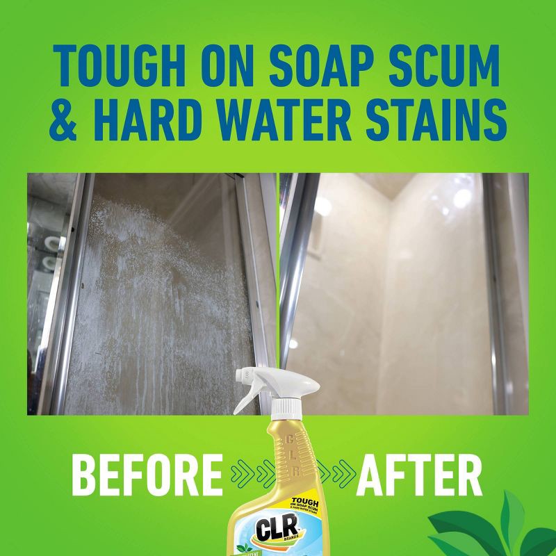 slide 4 of 9, CLR Clean Fresh Scent Brilliant Bath Foaming Bathroom Cleaner Spray - 26 fl oz, 26 fl oz