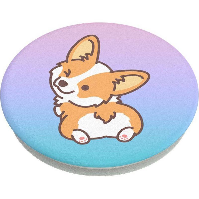 slide 3 of 5, PopSockets PopGrip Animal Friend Cell Phone Grip & Stand - Cheeky Corgi, 1 ct