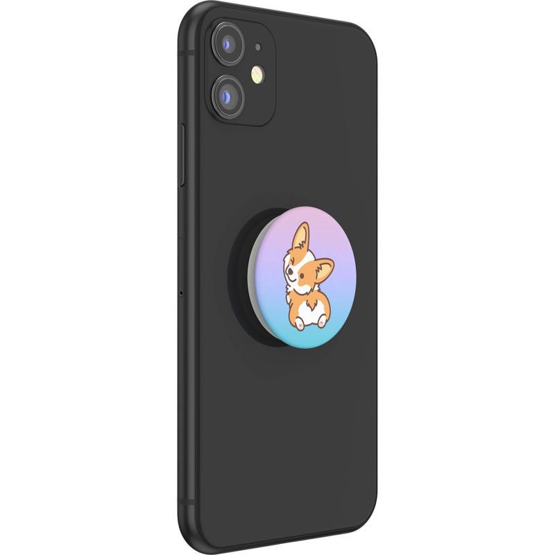 slide 4 of 5, PopSockets PopGrip Animal Friend Cell Phone Grip & Stand - Cheeky Corgi, 1 ct