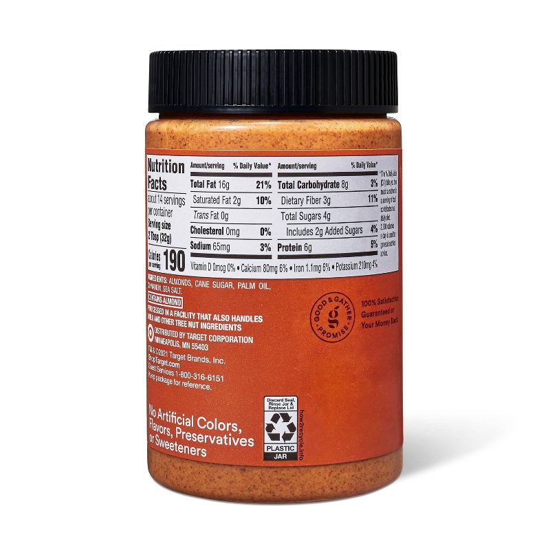 slide 2 of 3, Cinnamon Almond Butter - 16oz - Good & Gather™, 16 oz