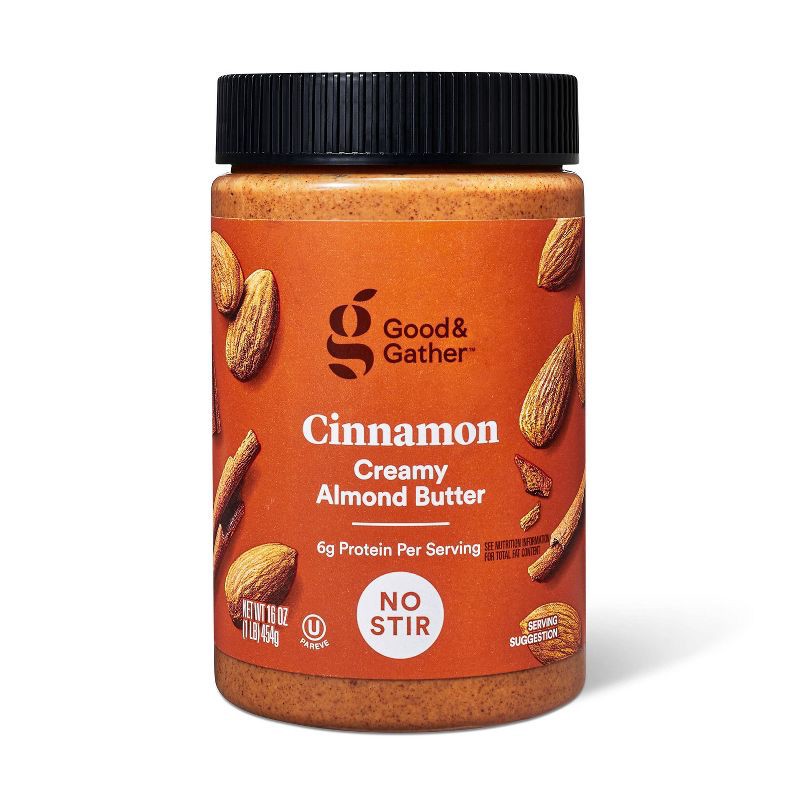 slide 1 of 3, Cinnamon Almond Butter - 16oz - Good & Gather™, 16 oz