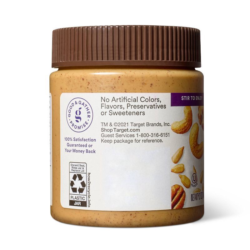 slide 3 of 5, Mixed Nut Butter with Seeds - 12oz - Good & Gather™, 12 oz