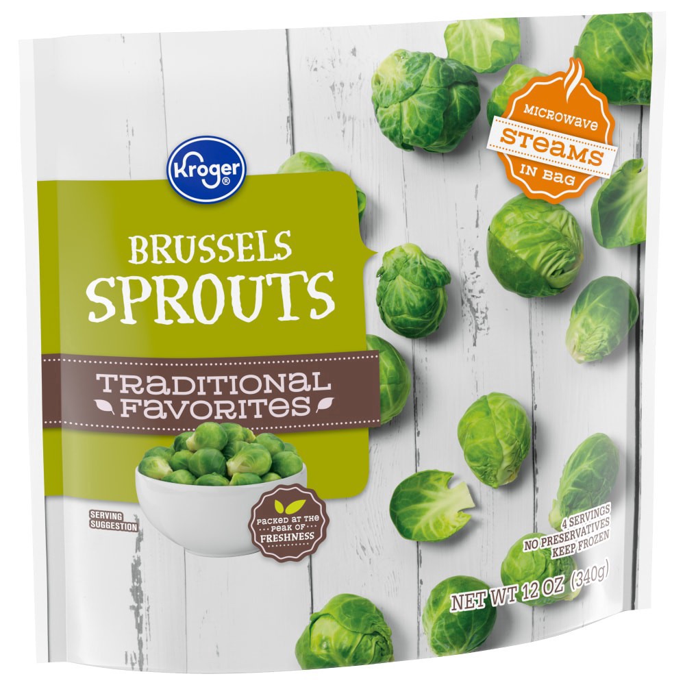 slide 5 of 6, Kroger Brussels Sprouts, 12 oz