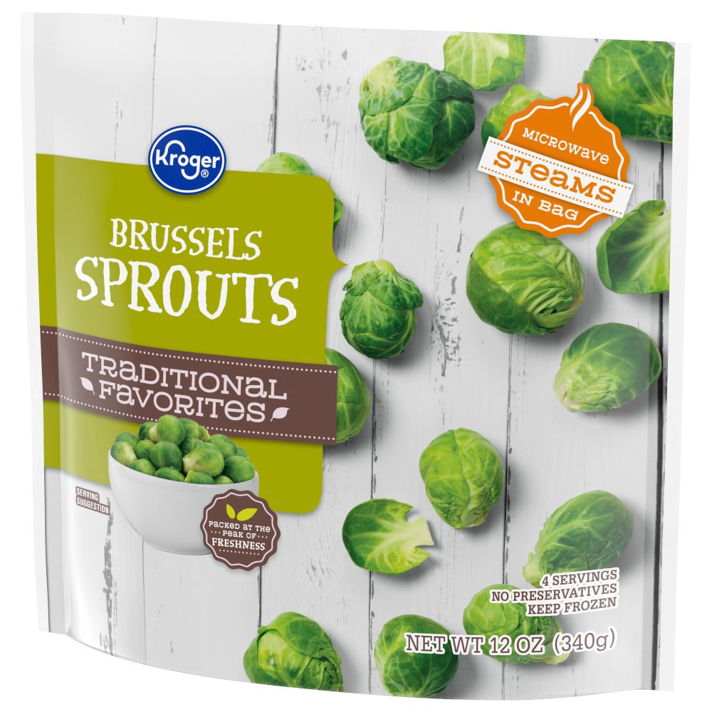 slide 2 of 6, Kroger Brussels Sprouts, 12 oz