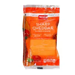 Sharp Yellow Cheddar Natural Slice Cheese