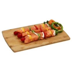 Fresh Grill Ready Atlantic Salmon Fillet Kabobs