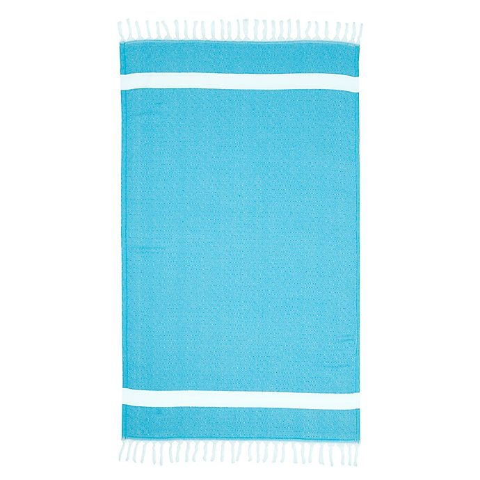 slide 1 of 5, Linum Home Textiles Diamond Pestemal Beach Towel - Turquoise, 1 ct