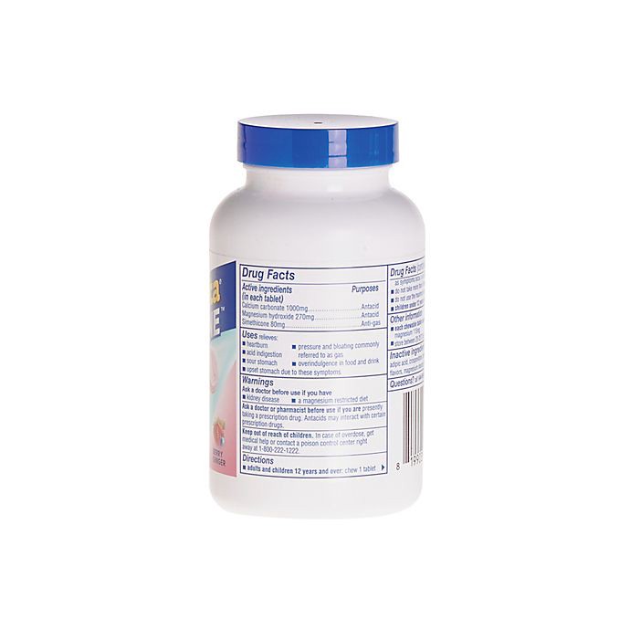 slide 2 of 3, Mylanta One Antacid and Anti-Gas Single-Dose Chewable Tablets - Berry Ginger, 50 ct