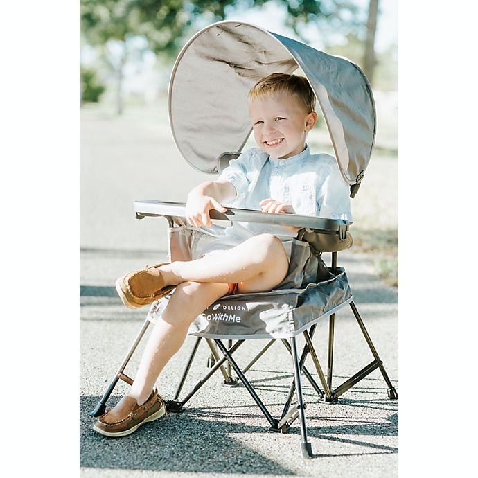 slide 3 of 6, Baby Delight Go With MeVenture Portable Chair - Grey, 1 ct