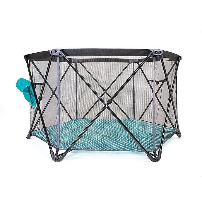 slide 1 of 8, Baby DelightGo With Me Haven Portable Playard - Teal/Grey, 1 ct