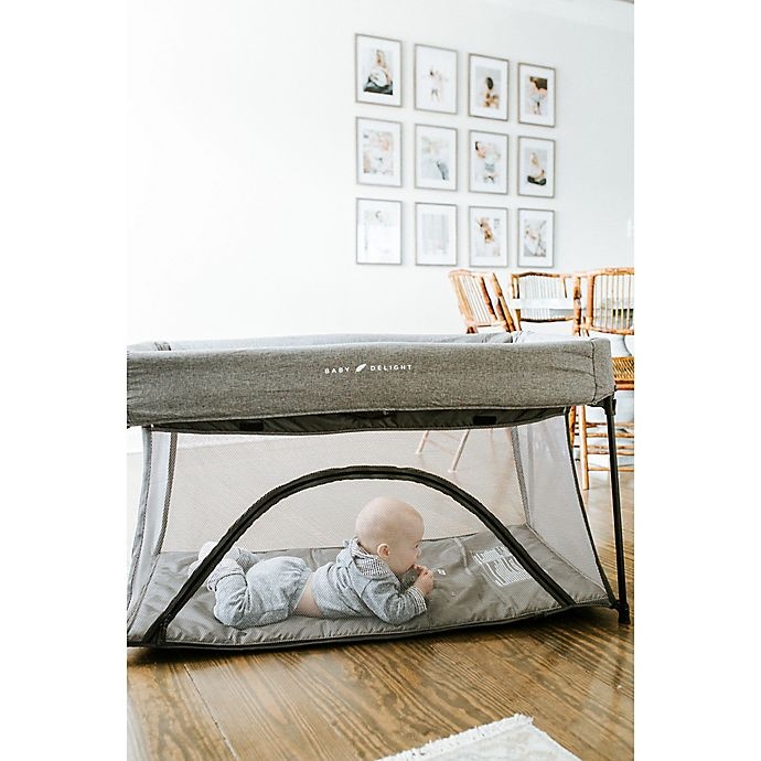 slide 10 of 12, Baby Delight Go With Me Nod Portable Playard - Charcoal, 1 ct