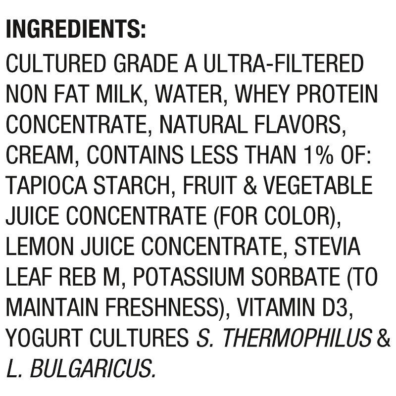 slide 9 of 12, Oikos Pro Peach Greek Yogurt - 20g Protein 5.3oz, 20 gram, 5.3 oz