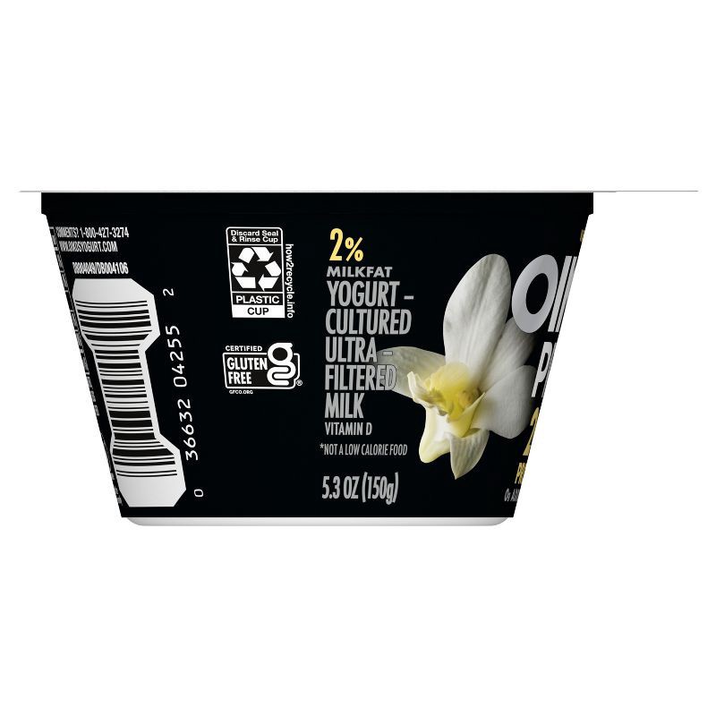 slide 12 of 12, Oikos Pro Vanilla Greek Yogurt - 20g Protein 5.3oz, 20 gram, 5.3 oz
