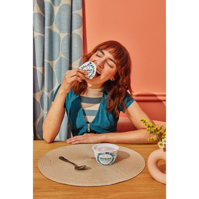 slide 8 of 11, Chobani Zero Sugar Mixed Berry Greek Yogurt - 12g Protein 4ct/5.3oz Cups, 12 gram, 4 ct, 5.3 oz