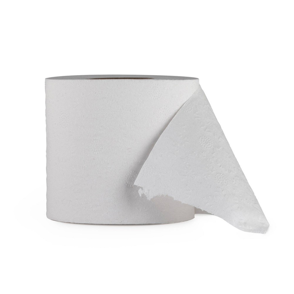 slide 4 of 4, SpaRoom Snowflake Toilet Paper, 6 ct