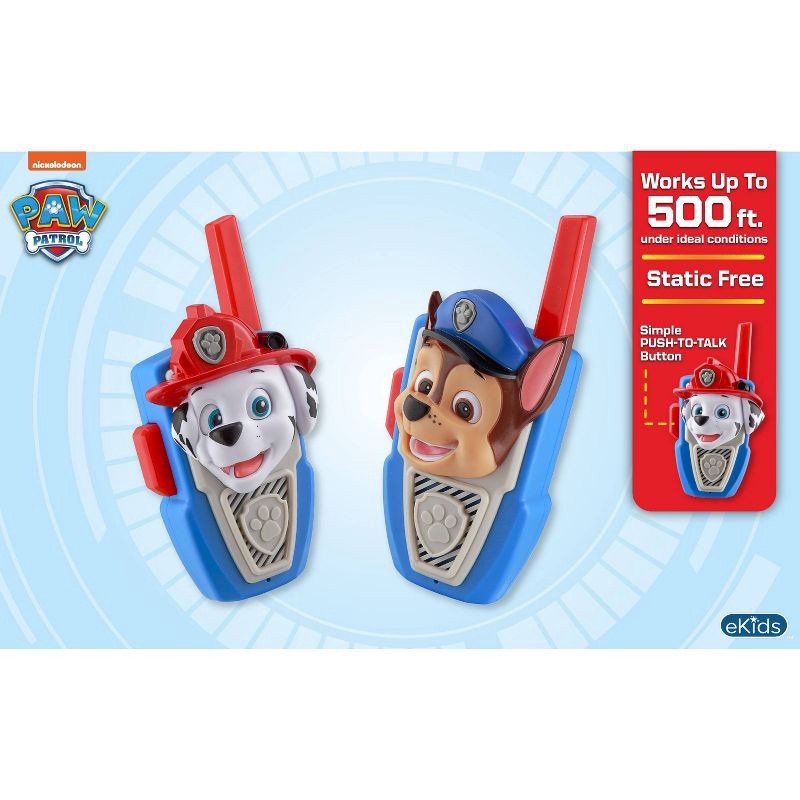slide 4 of 5, PAW Patrol Walkie Talkies, 1 ct