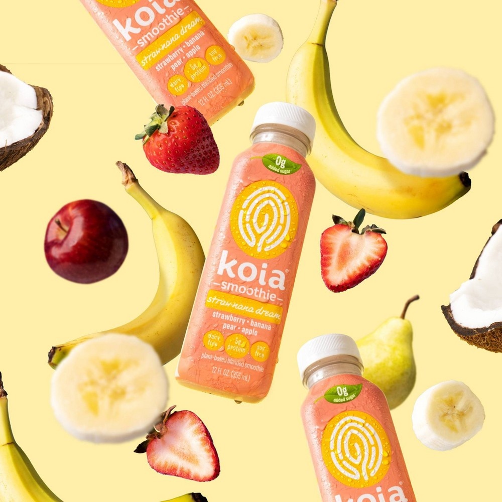 slide 5 of 6, Koia Straw-nana Dream Smoothie - 12 fl oz, 12 fl oz
