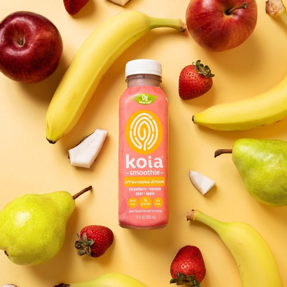slide 6 of 6, Koia Straw-nana Dream Smoothie - 12 fl oz, 12 fl oz
