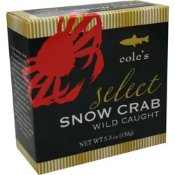Cole's Select Snow Crab Wild Caught