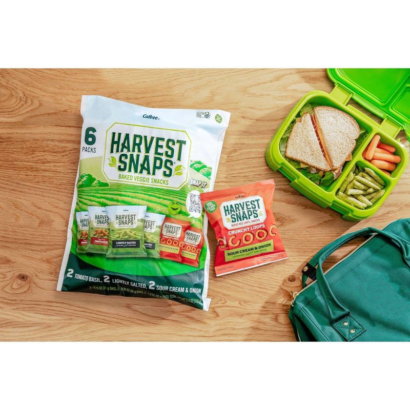 slide 2 of 5, Harvest Snaps Baked Veggie Snack Variety Pack - 5.3oz/6ct, 5.3 oz, 6 ct