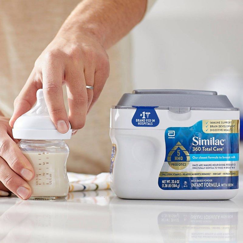 slide 12 of 14, Similac 360 Total Care Non-GMO Powder Infant Formula - 20.6oz, 20.6 oz