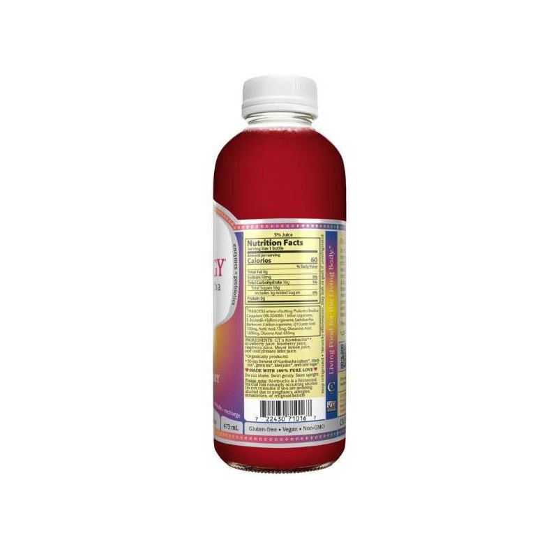 slide 2 of 4, GT's Synergy Lemon Berry Organic Raw Kombucha - 16 fl oz, 16 fl oz