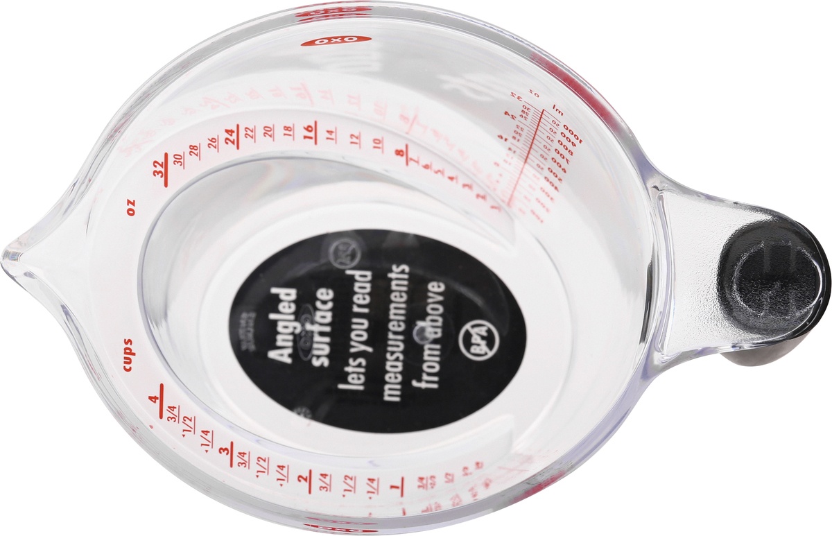 slide 2 of 6, OXO Good Grips 4-Cup Angled Measuring Cup, 1 ct
