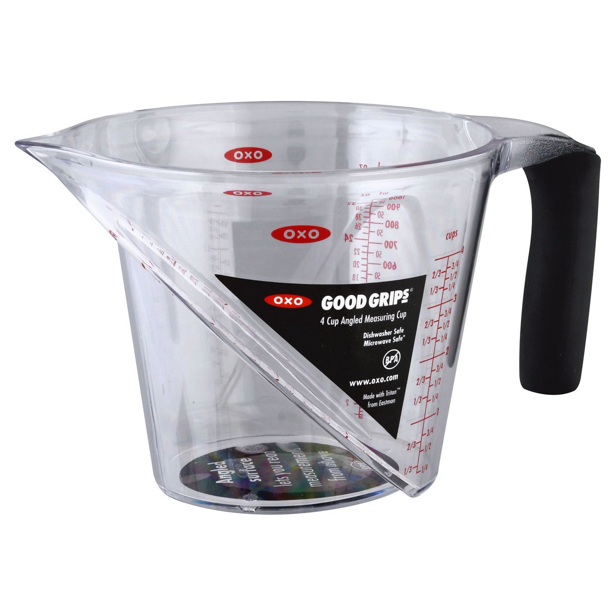 slide 8 of 8, OXO Measure Cup Angle 32 Oz, 1 ct