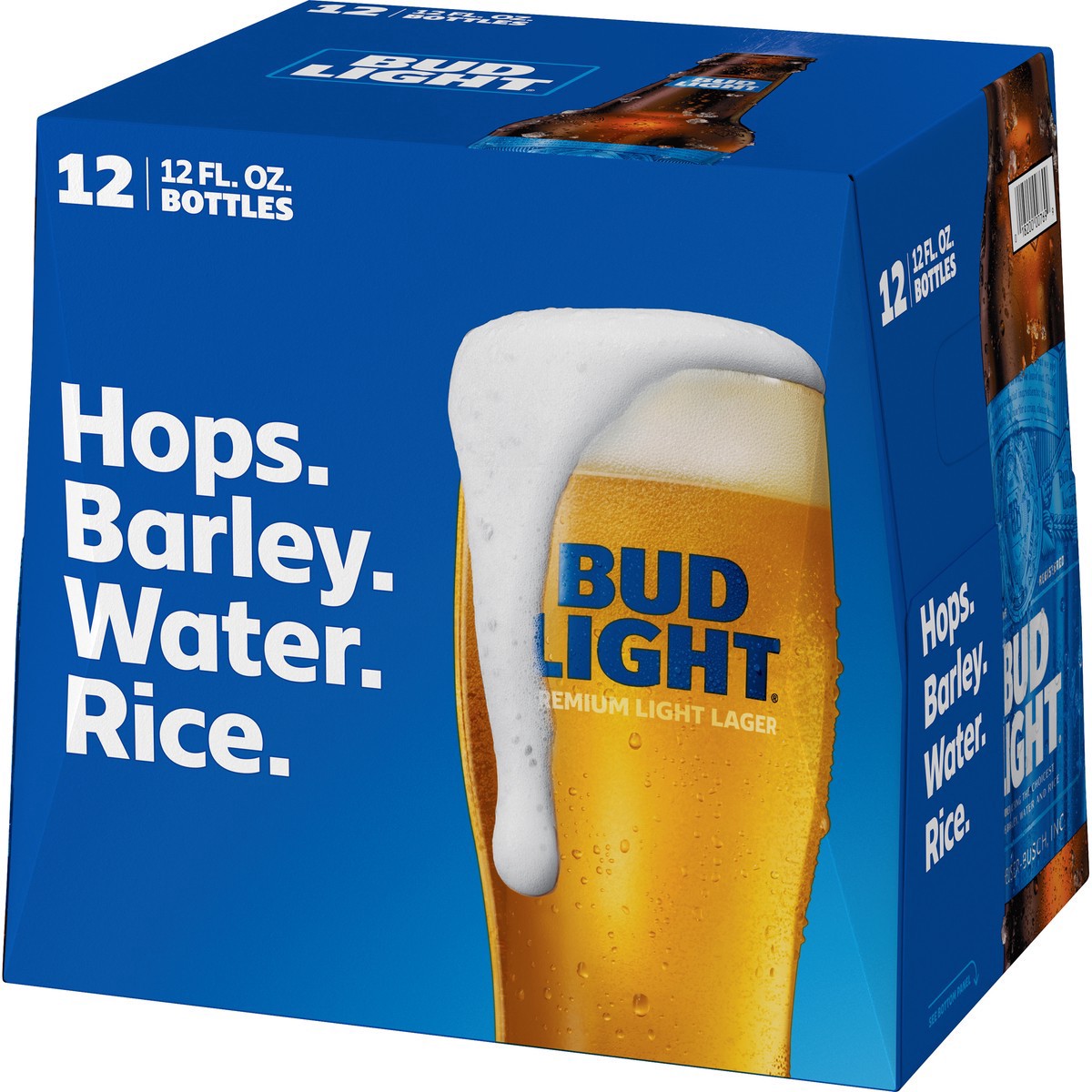 slide 3 of 9, Bud Light Beer, 12 Pack Beer, 12 FL OZ Bottles, 144 fl oz