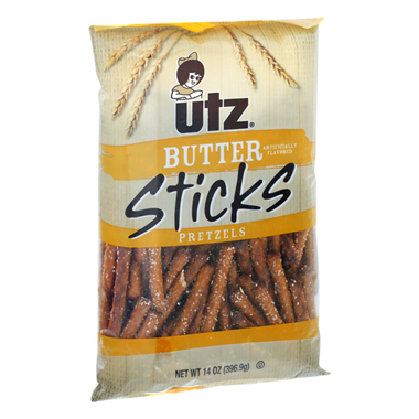 slide 1 of 7, Utz Butter Pretzel Sticks - 14 oz, 14 oz