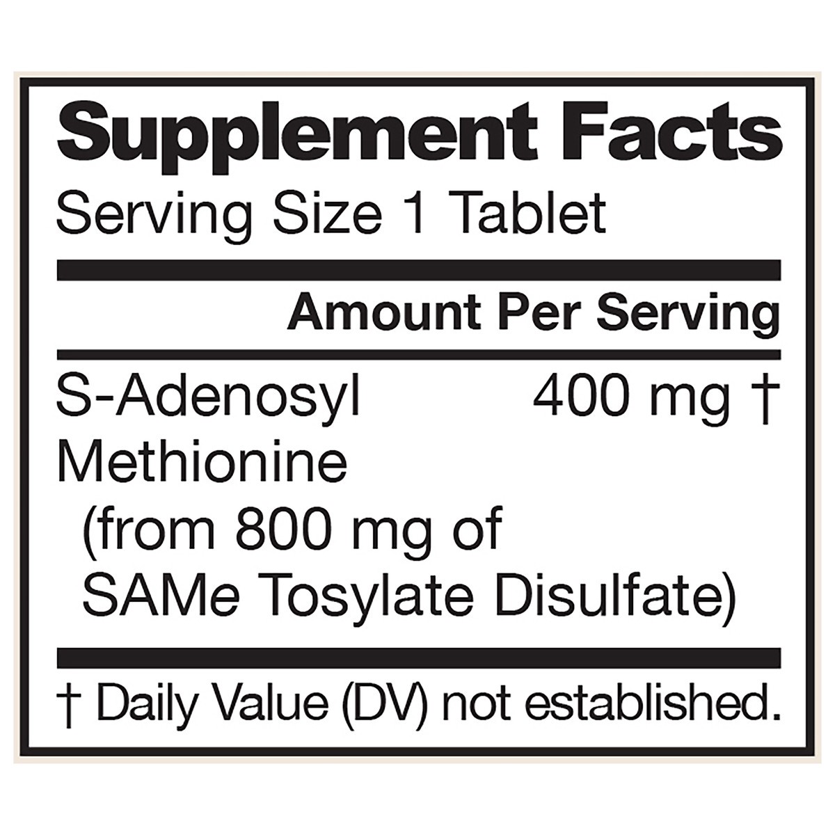 slide 5 of 11, Jarrow Formulas SAMe 400 mg - 30 Tablets - Highest Concentration of Active S,S Form - Supports Joint Health, Liver Function, Brain Metabolism & Antioxidant Defense - 30 Servings, 400 mg