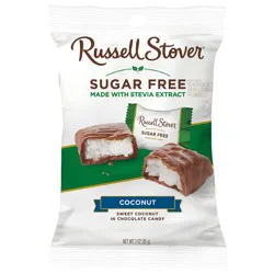 RUSSELL STOVER Sugar Free Coconut Chocolate Candy, 3 oz. bag (˜ 6 pieces)