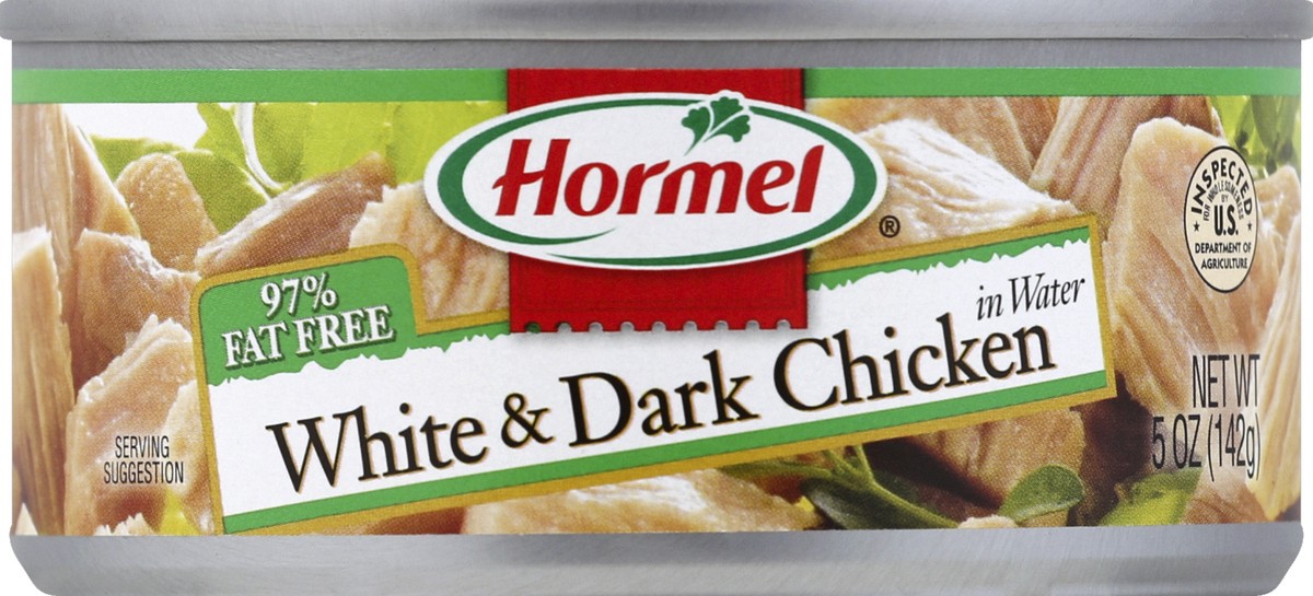 slide 1 of 7, Hormel White & Dark Chicken 5 oz, 5 oz