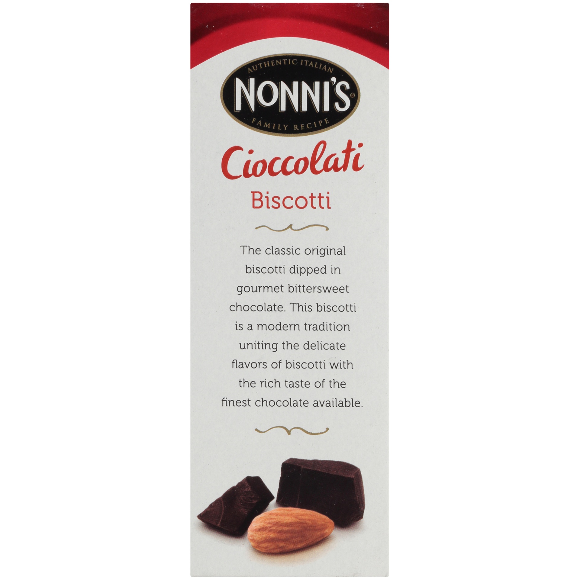 Nonni's Dark Chocolate Almond Biscotti 6.88 oz Shipt