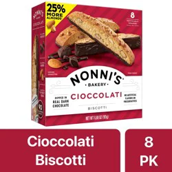 Nonni's Nonni’s Cioccolati Biscotti, 8-count carton 6.88 oz