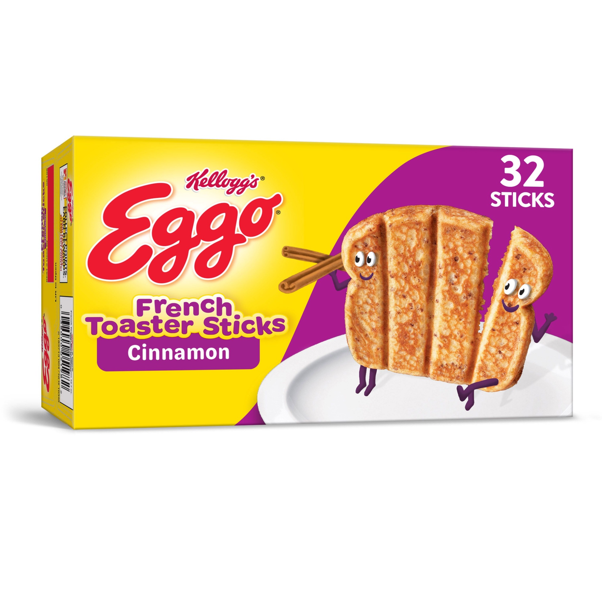 slide 1 of 5, Eggo Frozen French Toast Sticks, Frozen Breakfast, Cinnamon, 12.7 oz