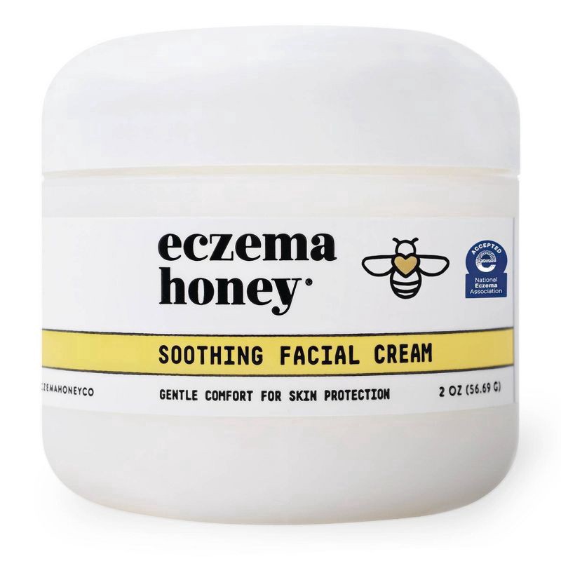 slide 1 of 9, Eczema Honey Soothing Facial Cream, 2 oz