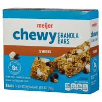 slide 7 of 29, Meijer Chewy Granola Bar, S'mores, 6.77 oz, 8 ct