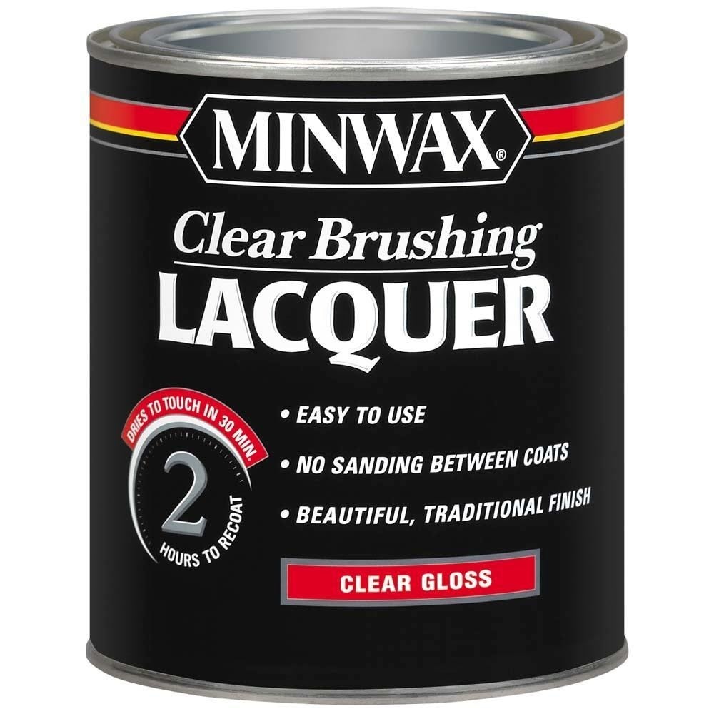 slide 1 of 1, Minwax Clear Brushing Clear Gloss Lacquer, 1 qt