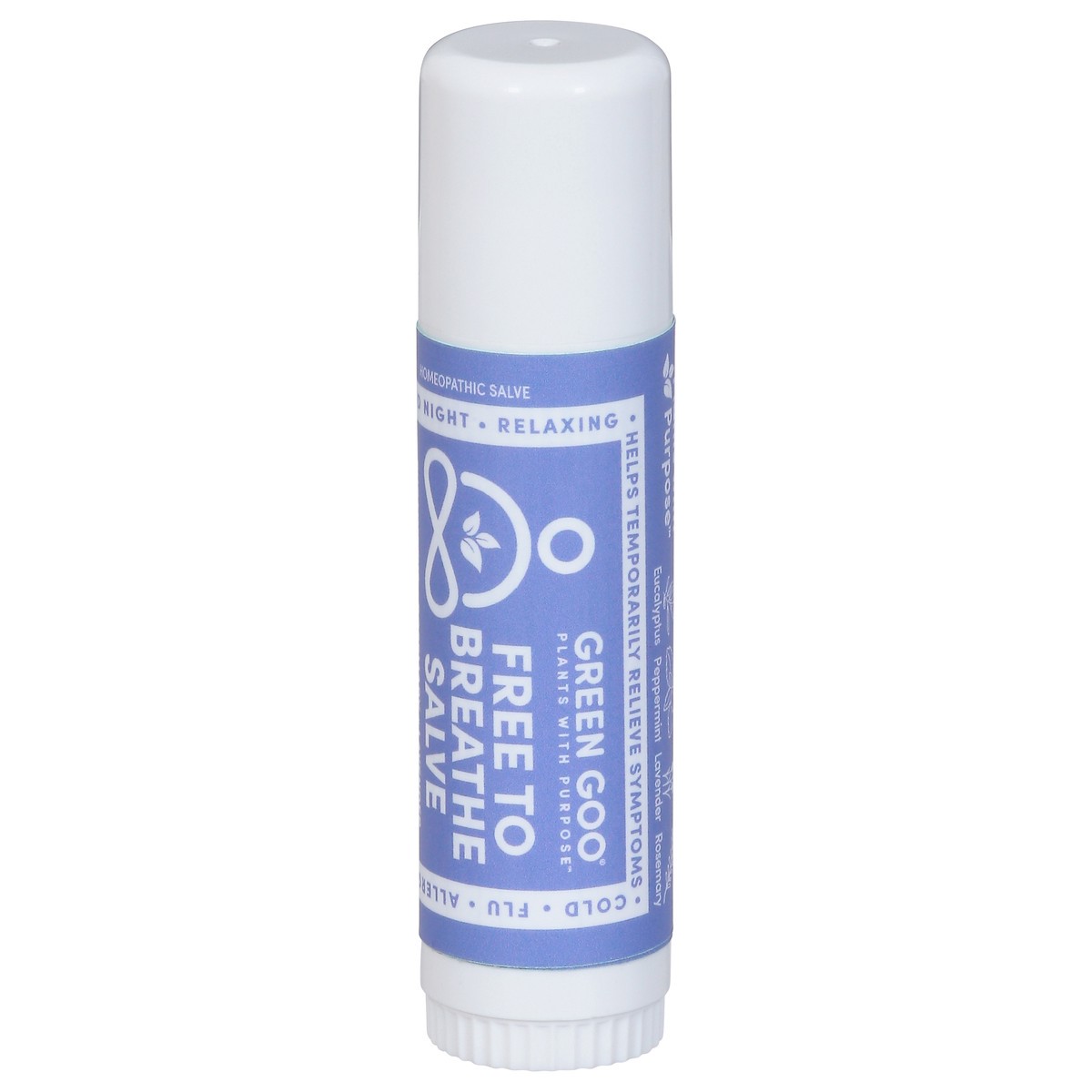 slide 3 of 9, Green Goo Free to Breathe Salve 0.6 fl oz, 0.6 fl oz