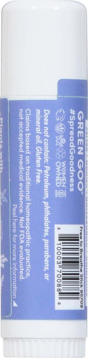 slide 5 of 9, Green Goo Free to Breathe Salve 0.6 fl oz, 0.6 fl oz