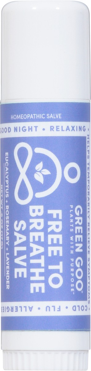 slide 6 of 9, Green Goo Free to Breathe Salve 0.6 fl oz, 0.6 fl oz