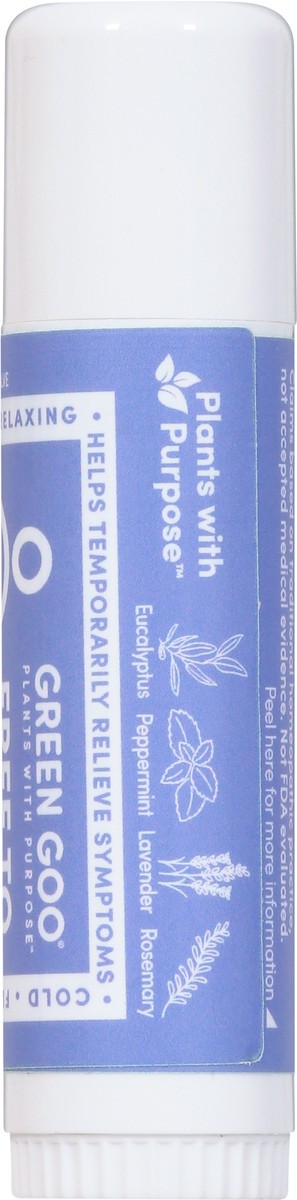 slide 8 of 9, Green Goo Free to Breathe Salve 0.6 fl oz, 0.6 fl oz