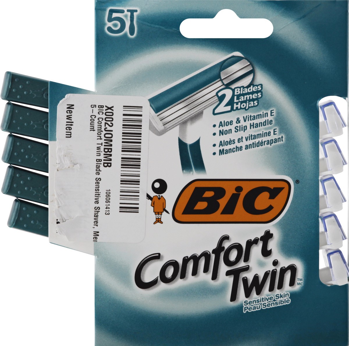 slide 5 of 11, BIC Comfort Skin Sensitive Skin Shavers 5 ea, 5 ct