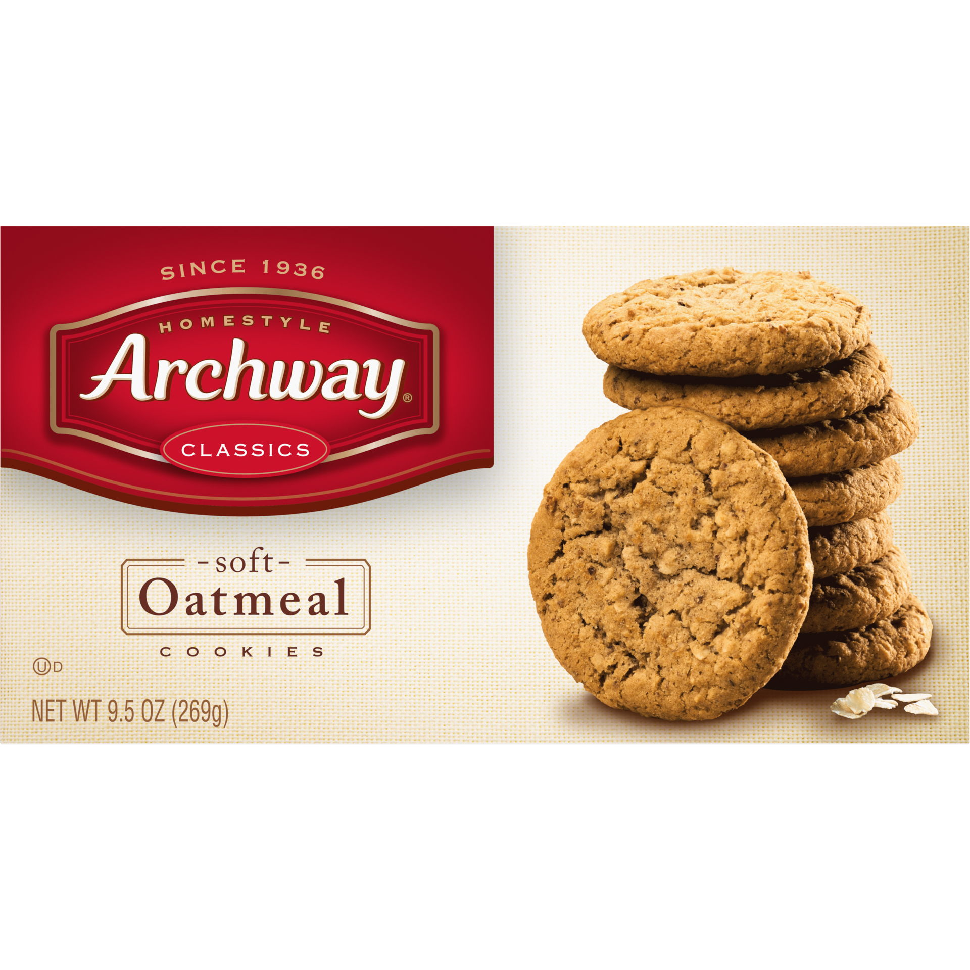 slide 5 of 5, Archway Cookies Cookies, Classic Soft Oatmeal Cookies, 9.5 Oz, 9.5 oz