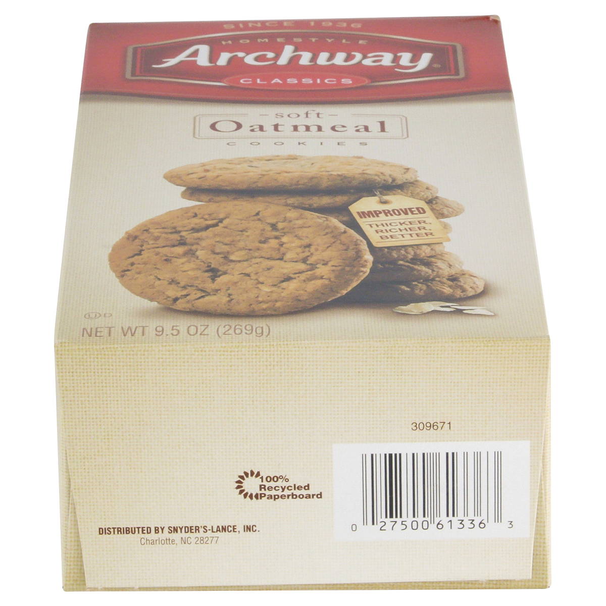 Archway Cookies Classics Classic Soft Oatmeal Cookies 9.5 oz Shipt