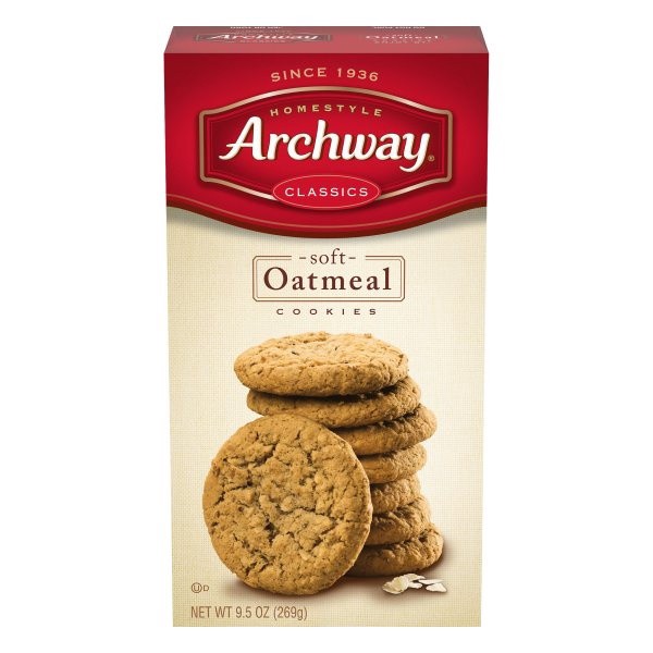 slide 1 of 5, Archway Cookies Cookies, Classic Soft Oatmeal Cookies, 9.5 Oz, 9.5 oz