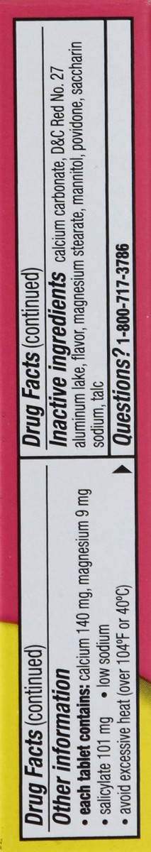 slide 3 of 5, Pepto-Bismol Pepto Bismol Original Tablets, 12 ct