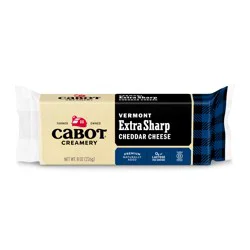 Cabot Creamery Extra Sharp Cheddar Cheese Block 8 oz