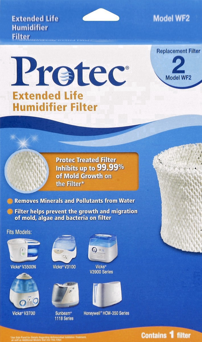 slide 9 of 20, Protec Extended Life Humidifier Filter 1 ea, 1 ct